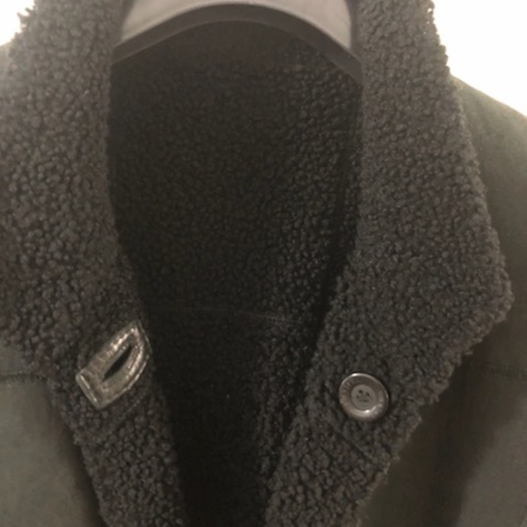 Werner Christ Authentic Black Reversible Shearling Coat - Picture 2 of 13